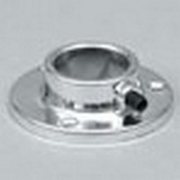 Крепление (фланец) трубы к плоскости, хромированное 510/R11