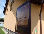 Прозрачные ролеты для террасы и беседки